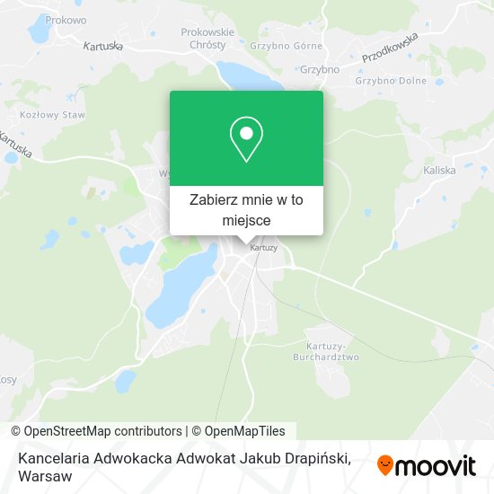 Mapa Kancelaria Adwokacka Adwokat Jakub Drapiński