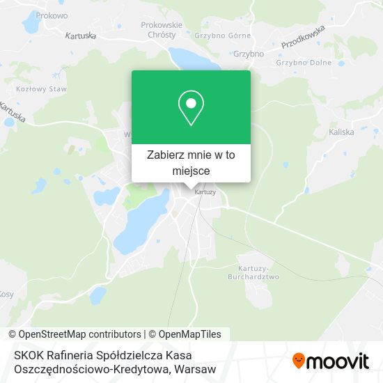 Mapa SKOK Rafineria Spółdzielcza Kasa Oszczędnościowo-Kredytowa