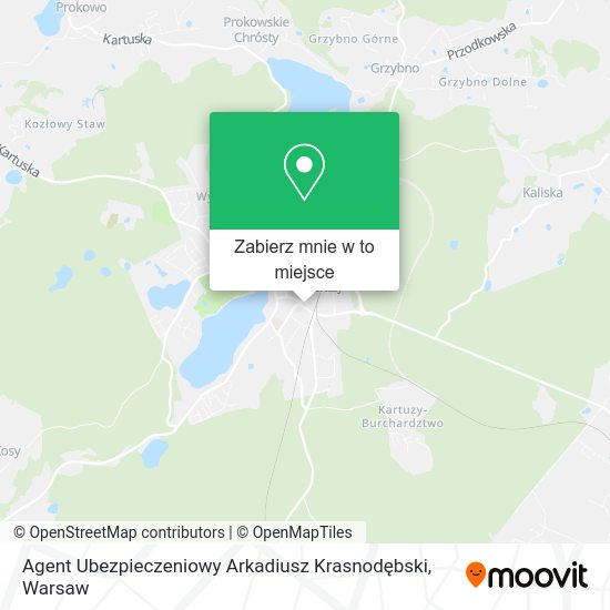 Mapa Agent Ubezpieczeniowy Arkadiusz Krasnodębski