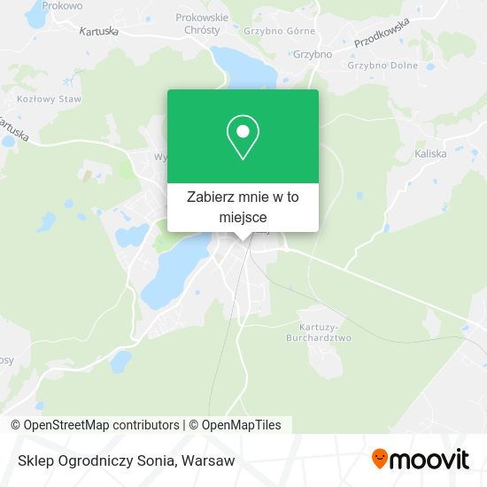 Mapa Sklep Ogrodniczy Sonia