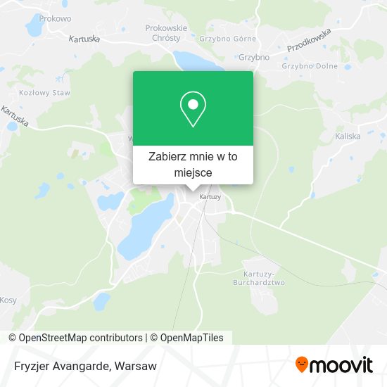 Mapa Fryzjer Avangarde