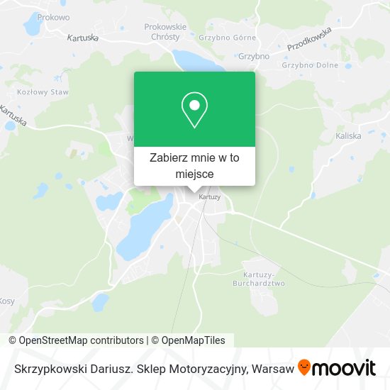 Mapa Skrzypkowski Dariusz. Sklep Motoryzacyjny