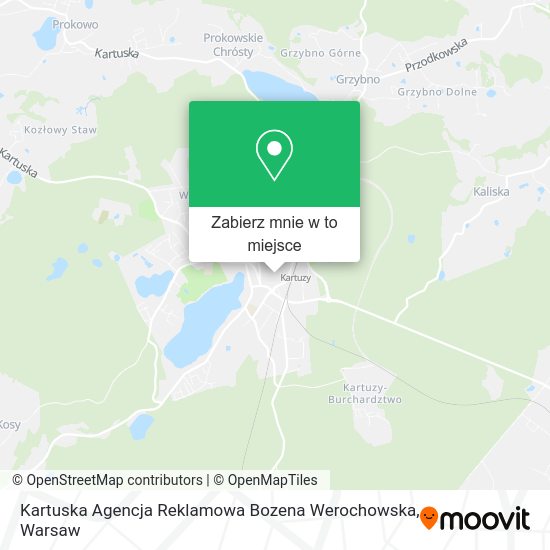 Mapa Kartuska Agencja Reklamowa Bozena Werochowska