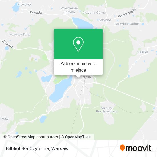 Mapa Bilblioteka Czytelnia