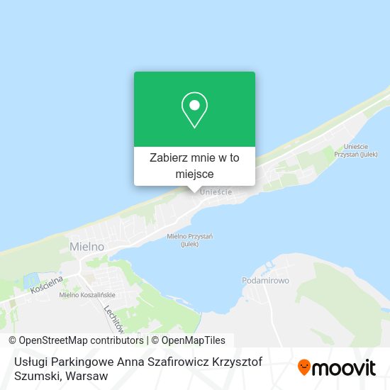 Mapa Usługi Parkingowe Anna Szafirowicz Krzysztof Szumski