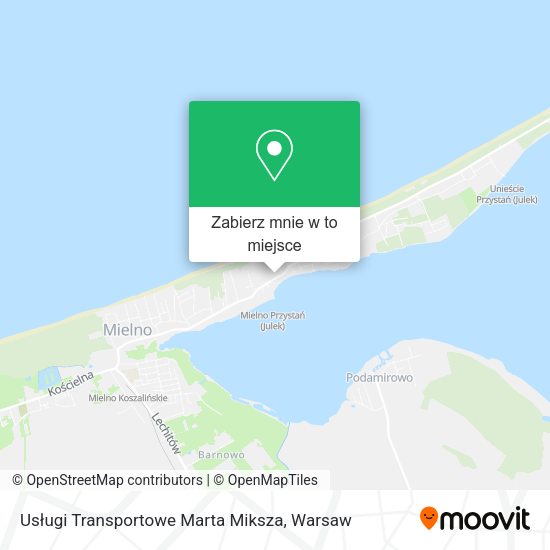 Mapa Usługi Transportowe Marta Miksza