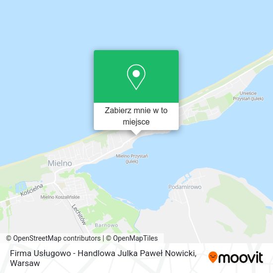 Mapa Firma Usługowo - Handlowa Julka Paweł Nowicki