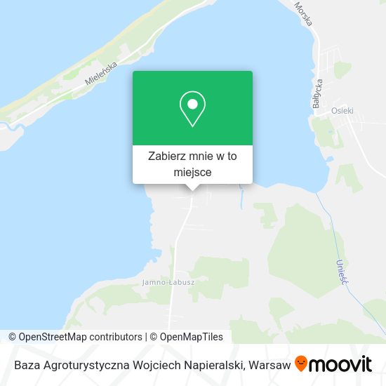 Mapa Baza Agroturystyczna Wojciech Napieralski