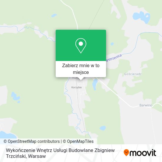 Mapa Wykończenie Wnętrz Usługi Budowlane Zbigniew Trzciński