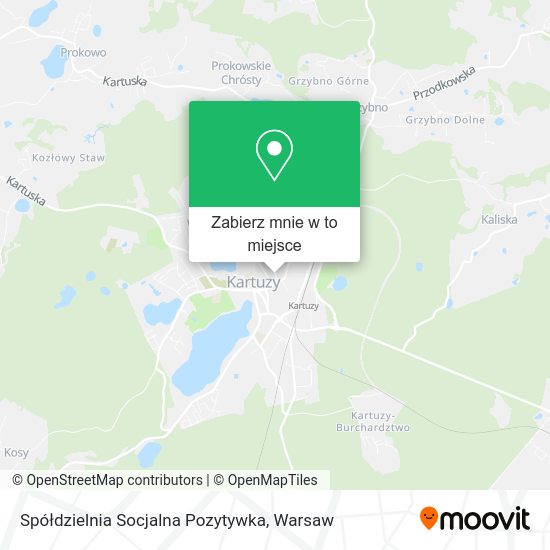 Mapa Spółdzielnia Socjalna Pozytywka