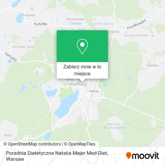 Mapa Poradnia Dietetyczna Natalia Mejer Med-Diet