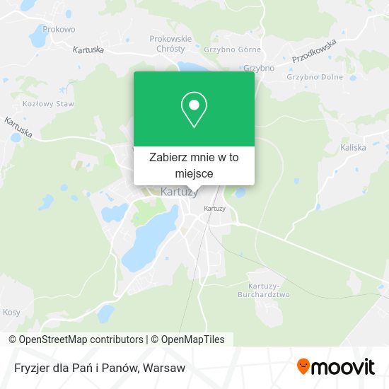 Mapa Fryzjer dla Pań i Panów