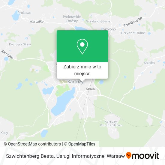 Mapa Szwichtenberg Beata. Usługi Informatyczne