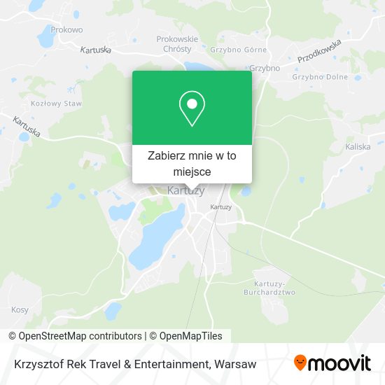 Mapa Krzysztof Rek Travel & Entertainment