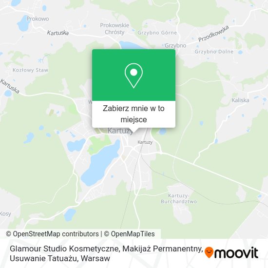 Mapa Glamour Studio Kosmetyczne, Makijaż Permanentny, Usuwanie Tatuażu