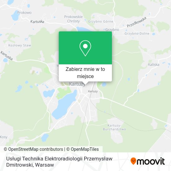 Mapa Usługi Technika Elektroradiologii Przemysław Dmitrowski