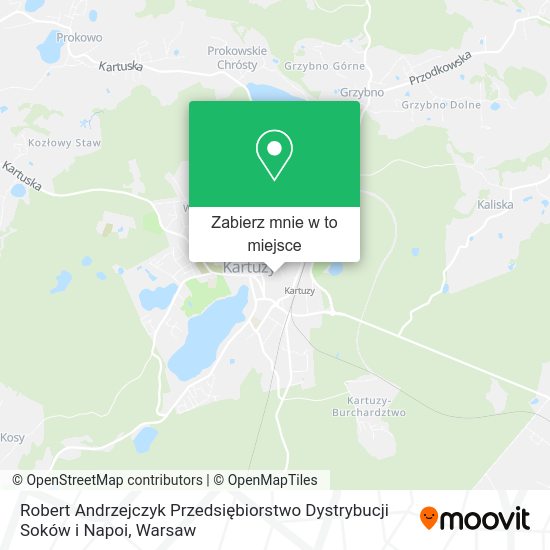 Mapa Robert Andrzejczyk Przedsiębiorstwo Dystrybucji Soków i Napoi