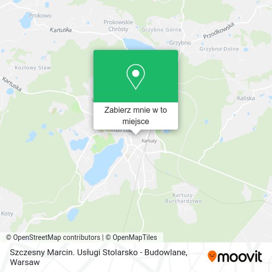 Mapa Szczesny Marcin. Usługi Stolarsko - Budowlane