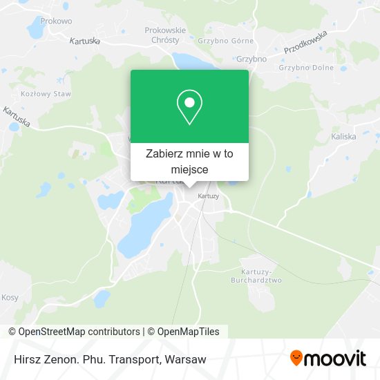 Mapa Hirsz Zenon. Phu. Transport