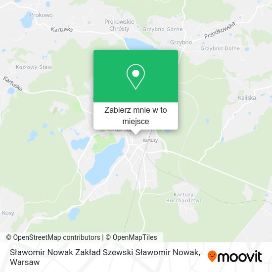 Mapa Sławomir Nowak Zakład Szewski Sławomir Nowak