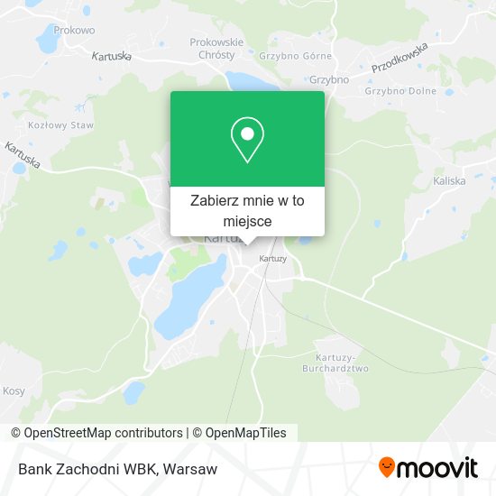 Mapa Bank Zachodni WBK