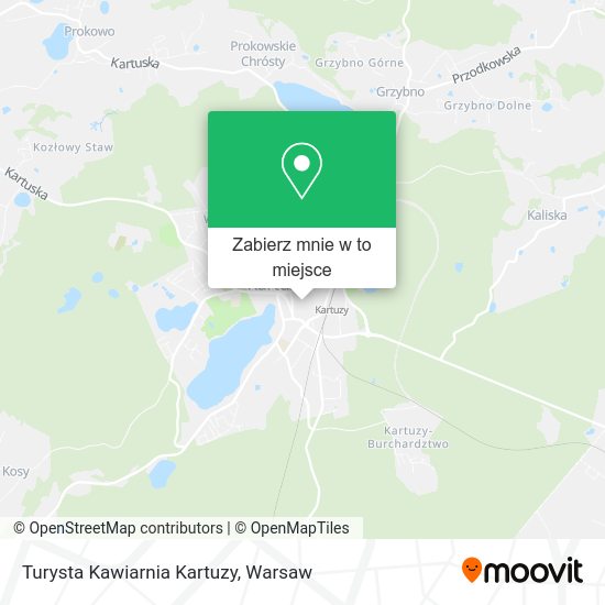 Mapa Turysta Kawiarnia Kartuzy