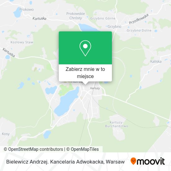 Mapa Bielewicz Andrzej. Kancelaria Adwokacka