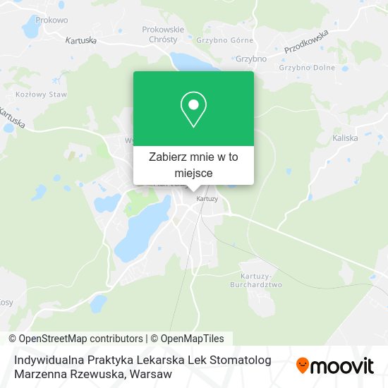 Mapa Indywidualna Praktyka Lekarska Lek Stomatolog Marzenna Rzewuska