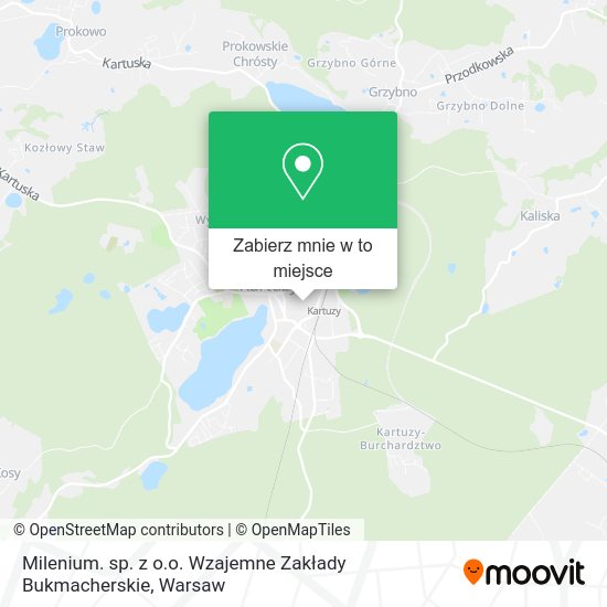 Mapa Milenium. sp. z o.o. Wzajemne Zakłady Bukmacherskie