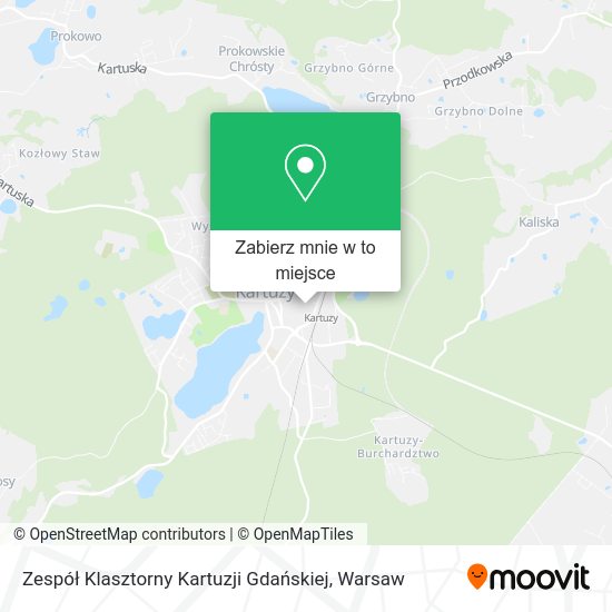 Mapa Zespół Klasztorny Kartuzji Gdańskiej