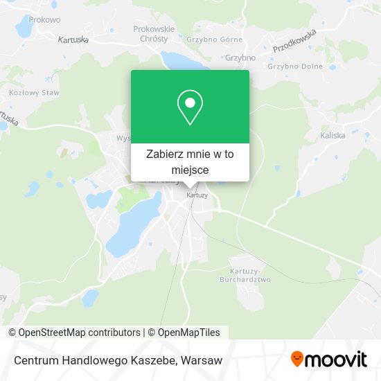 Mapa Centrum Handlowego Kaszebe