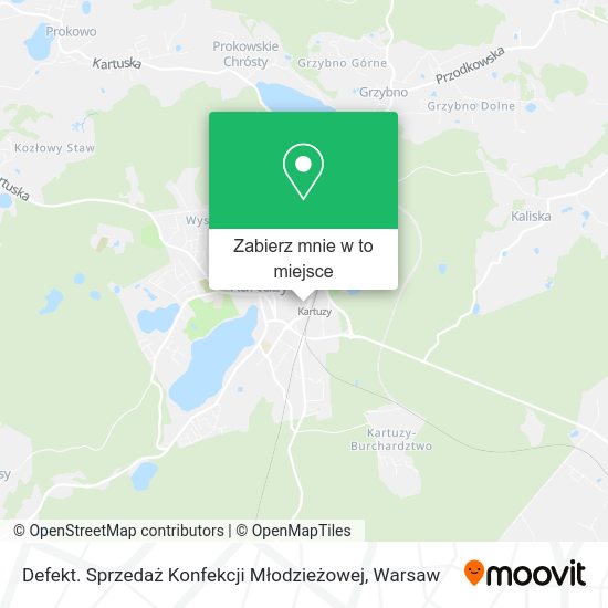 Mapa Defekt. Sprzedaż Konfekcji Młodzieżowej