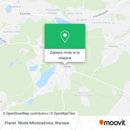 Mapa Planet. Moda Młodzieżowa