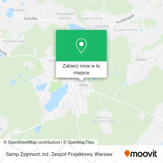 Mapa Samp Zygmunt, inż. Zespół Projektowy