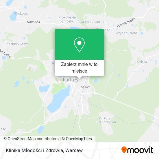 Mapa Klinika Młodości i Zdrowia