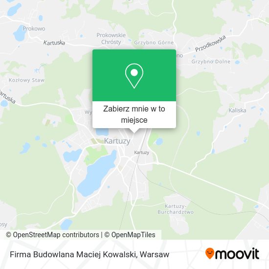 Mapa Firma Budowlana Maciej Kowalski