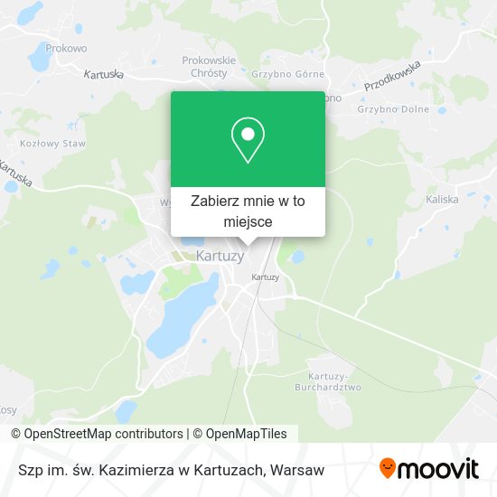 Mapa Szp im. św. Kazimierza w Kartuzach