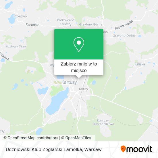 Mapa Uczniowski Klub Zeglarski Lamelka