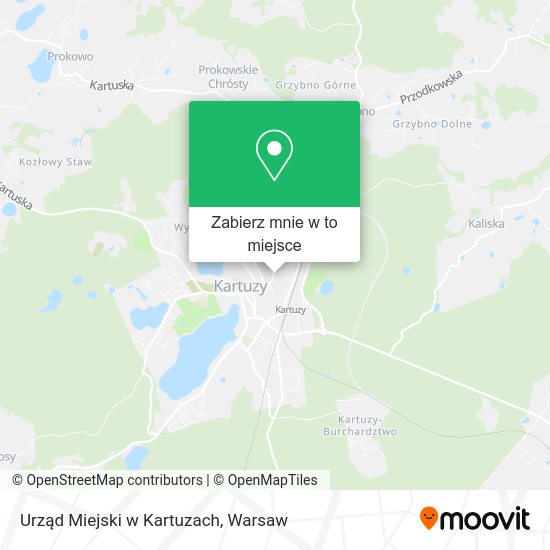 Mapa Urząd Miejski w Kartuzach