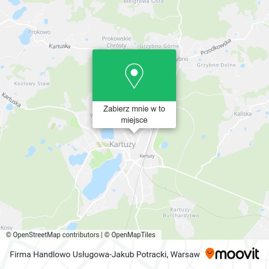 Mapa Firma Handlowo Usługowa-Jakub Potracki