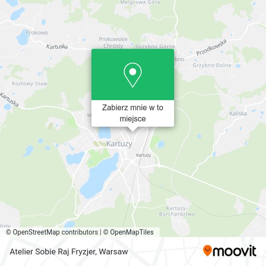 Mapa Atelier Sobie Raj Fryzjer