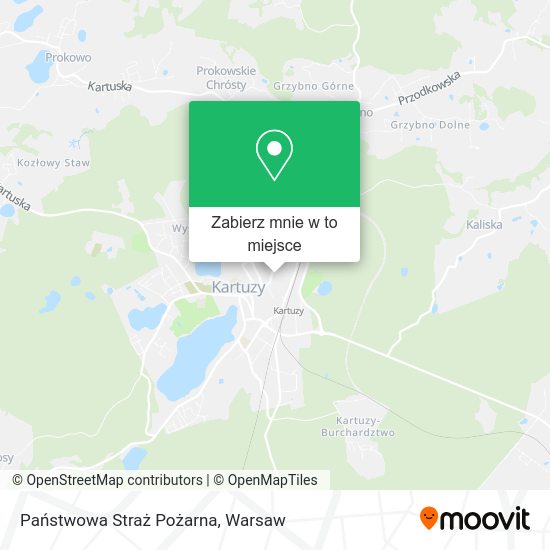 Mapa Państwowa Straż Pożarna