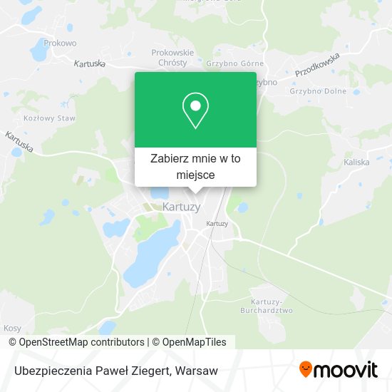 Mapa Ubezpieczenia Paweł Ziegert