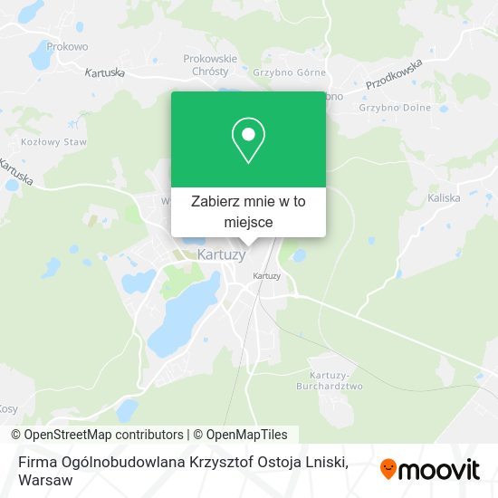 Mapa Firma Ogólnobudowlana Krzysztof Ostoja Lniski