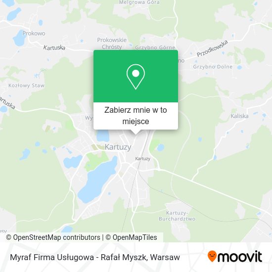 Mapa Myraf Firma Usługowa - Rafał Myszk