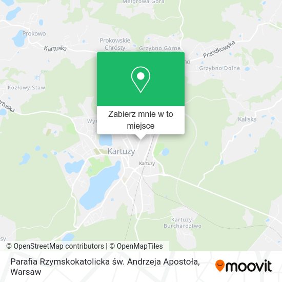 Mapa Parafia Rzymskokatolicka św. Andrzeja Apostoła