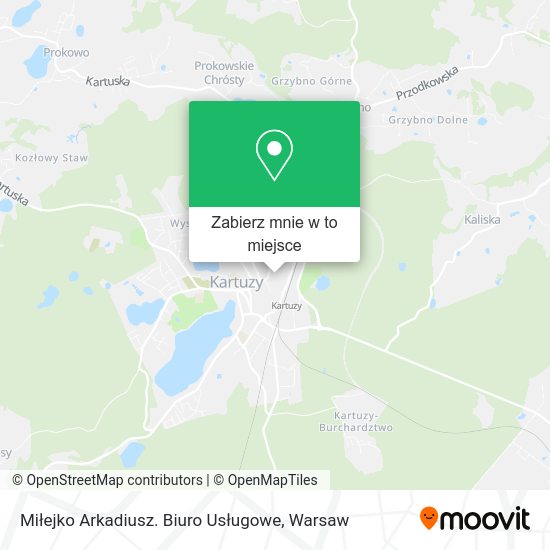 Mapa Miłejko Arkadiusz. Biuro Usługowe