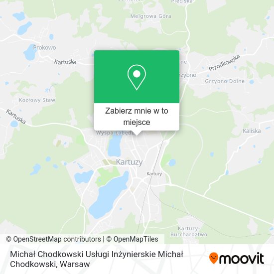 Mapa Michał Chodkowski Usługi Inżynierskie Michał Chodkowski