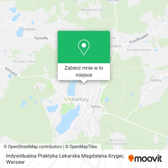 Mapa Indywidualna Praktyka Lekarska Magdalena Kryger