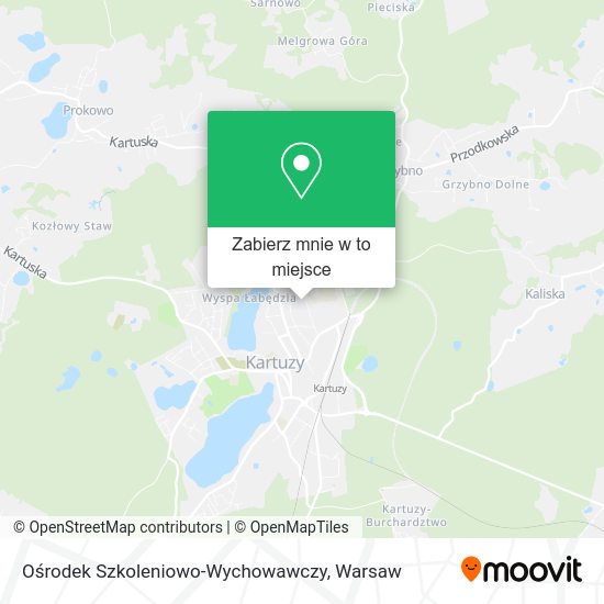 Mapa Ośrodek Szkoleniowo-Wychowawczy